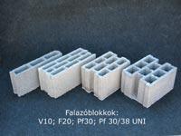 Beton falazóblokk F20