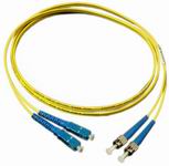 Optikai patch kábel ST-SC duplex 9/125um (monomódusú) 2m