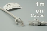 CAT.5E UTP szerelt patch kábel  1 m