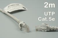 CAT.5E UTP szerelt patch kábel  2 m