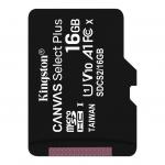 Kingston MicroSDHC 16GB Canvas Select Plus memóriakártya U1 A1 C10 Adapter nélkül