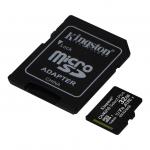 Kingston MicroSDHC 32GB Canvas Select Plus memóriakártya U1 A1 C10 + Adapter