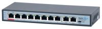 MaxLink PSBT-10-8P-250 8 portos POE switch + táp