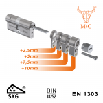 NUKI Universal cylinder, Hengerzár+5db kulcs