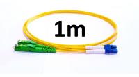 Optikai patch kábel E2000/APC-LC/UPC SM DX duplex 3mm 1m