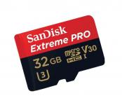 SanDisk microSDHC 32GB Extreme PRO memóriakártya + adapter