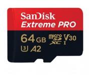 SanDisk microSDXC 64GB Extreme PRO + adapter