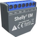 Shelly EM 1 fázisú fogyasztásmérő és vezérlő      