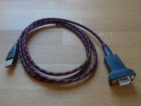 Soros - USB link kábel 1.5m, USB-DB9F
