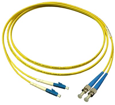 Optikai patch kábel ST-LC duplex 9/125um (monomódusú) 2m