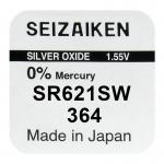 AG1 SEIKO Seizaiken ezüst-oxid LR60 364 gombelem