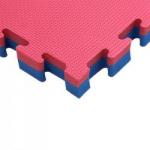       Puzzle tatami szőnyeg 100x100x3 cm piros-kék