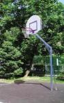 Streetball állvány lebetonozható 60x90 cm palánk  120 cm benyúlás porfestett