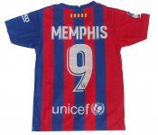 Barcelona hazai 2021/22 gyermek mezgarnitúra Memphis felirattal