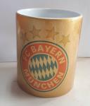 Bayern München porcelán, arany bögre