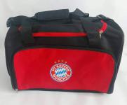 Erősített vászon utazótáska Bayern München logóval