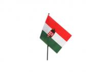   Magyar zászló címeres  25x16 cm