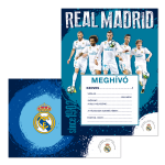Real Madrid partimeghívó borítékkal