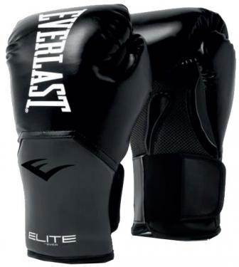 Everlast Pro Style Elite Gloves Black/Grey  bokszkesztyű