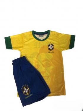 Brazília Pelé 2023-as gyerek mezgarnitúra