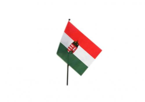   Magyar zászló címeres  25x16 cm
