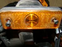 Oldal hosszúság jelző lámpa sárga beépítős