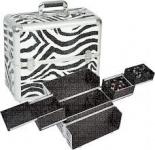 SIBEL NAILS & MORE ZEBRA CASE kozmetikai táska