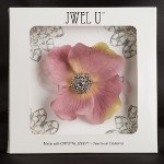Jwel U Virágpompa JW3-04 Mályva koptatott duplaszirmú virág