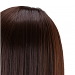Gabiano gyakorló babafej barna szintetikus hajjal +/-55 cm.