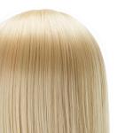 Gabiano gyakorló babafej szőke szintetikus hajjal  +/-60 cm.