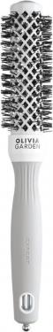 Olivia Garden Expert shine white körkefe 25 mm.