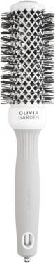 Olivia Garden Expert shine white körkefe 35 mm.
