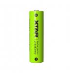 Xtar AA 1800mAh 1,5V Li-Ion akkumulátor töltöttségvisszajelzéssel (zöld)