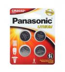 Panasonic CR 2032 4db-os líthium gombelem szett