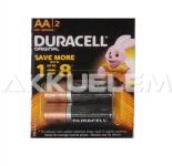 Duracell Original MN1500 LR6 AA tartós elem Duralock 2db/bliszter (ár/db)