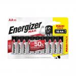 Energizer MAX LR6 AA elem alkáli 10 db (ár/bliszter)