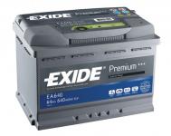 Exide Premium 64Ah 640A autó akkumulátor