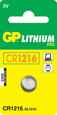 CR 1216 3V litium elem