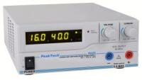 Labortápegység 1-16 V, 0-40 A, Peaktech P 1565 USB