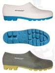 PVC cipő zoknira húzható, víz- és lúgálló, zöld  9SYLVXX