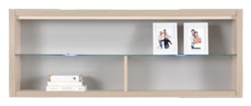 AX 16 falra szerelhető üvegpolcos szekrény