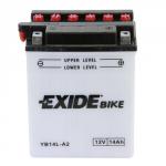 EXIDE Bike Motor Akkumulátor (YB14L-A2) 12V 14Ah Jobb+ 