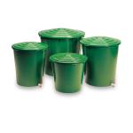Esővízgyűjtő kerek tartály Zöld 300 Liter