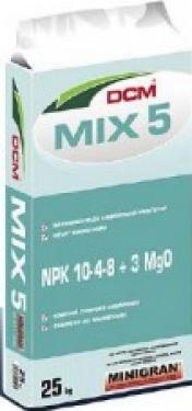 DCM MIX 5 szerves növénytáp NPK 10-4-8 + 3 MgO (25 kg)