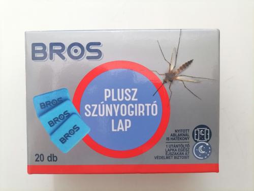 Bros szúnyogriasztó készülék utántöltő lapka