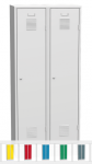 K2470 2-ajtós öltözőszekrény lábazattal (40 cm-es rekeszek, SAS_42_A)