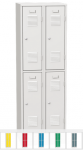 K2469/600 A 4-ajtós öltözőszekrény lábazattal (rövid ajtós)