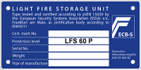 FC 2K-NN tűzálló függőmappa tároló szekrény (2 fiók, 60 perc, kulcsos)