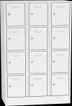 SBS_43_12 értékmegőrző/csomagmegőrző szekrény (12 rekesz, 40 cm széles)