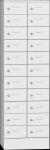 SVO_32_B22 postázó/szortírozó szekrény (22 rekesz, teli ajtós)